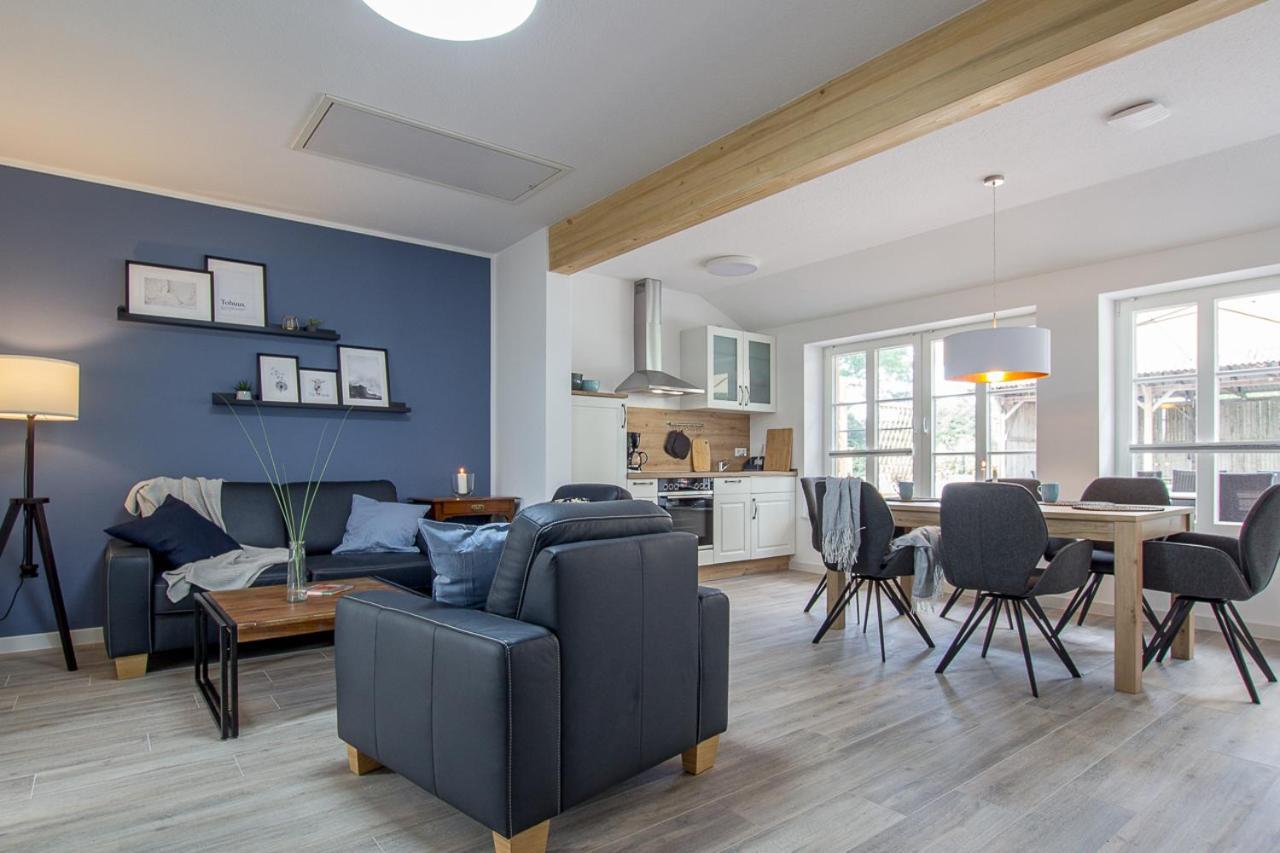 Gut Gross Fedderwarden, Ferienwohnung Emma Butjadingen Bagian luar foto